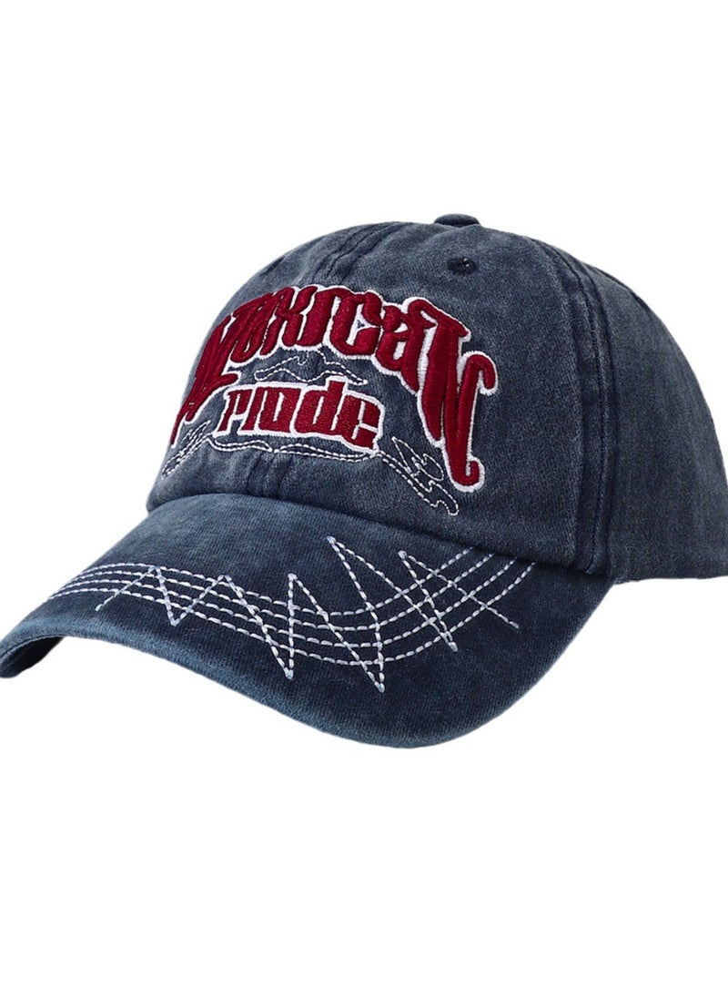 KUYING - New Fashion Retro Wash Baseball Hat - Image 1