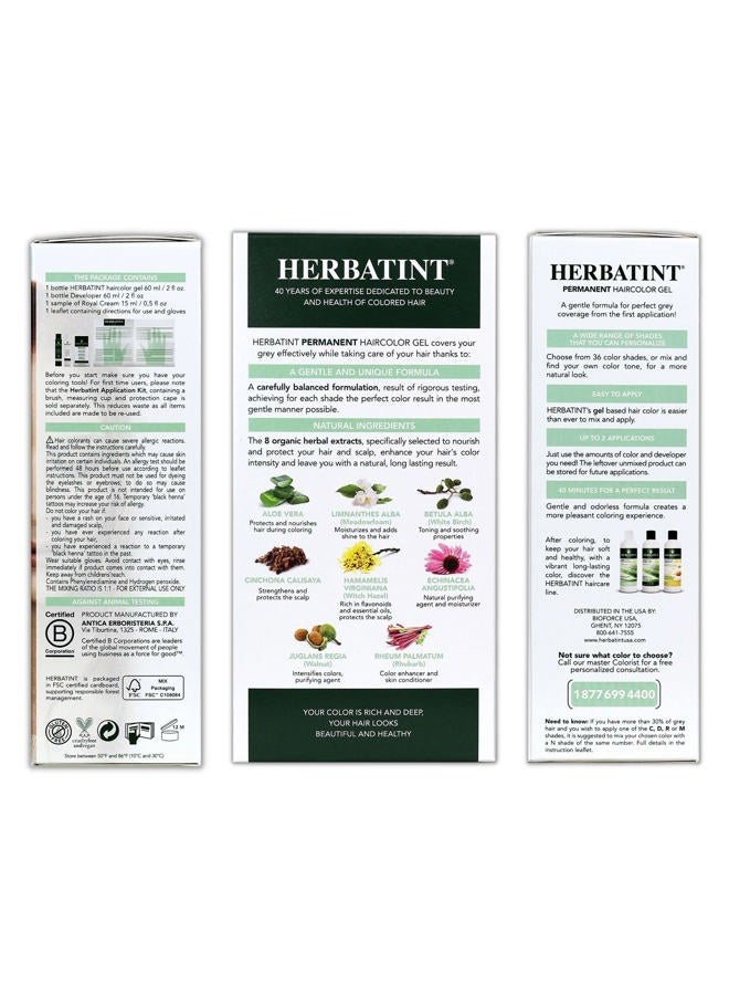 Herbatint Copperish Gold 9D Haircolor Kit - 1 Kit - Image 2