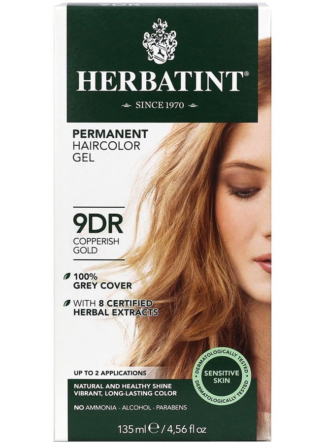 Herbatint Copperish Gold 9D Haircolor Kit - 1 Kit - Image 1