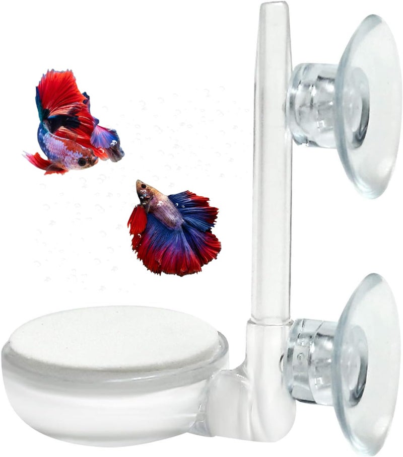 UPETTOOLS Aquarium Air Stone Fish Tank Nano Bubble Stone Kit with Control Valve Quiet Super-High Dissolved Oxygen Diffuser Makes Super Tiny Bubbles for Betta Fish & Small Tank - Image 1