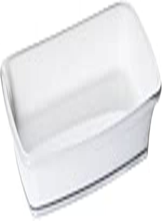 OMADA Square serving plate 34.5x23.5cm - white