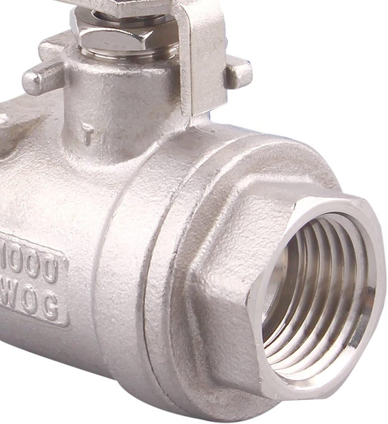 GOVALVE 2PC Ball Valve Stainless Steel - 1/2" NPT Female Full Port - Image 3