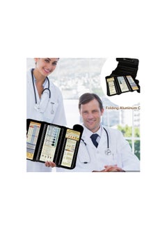 Y&D Nursing Clipboard Foldable, Aluminum Medical with Edition Cheat Sheets, Nurse Folding for Nurses Doctors Student Gifts, Black, Trifold Clipboard(1Pack )  - Image 3