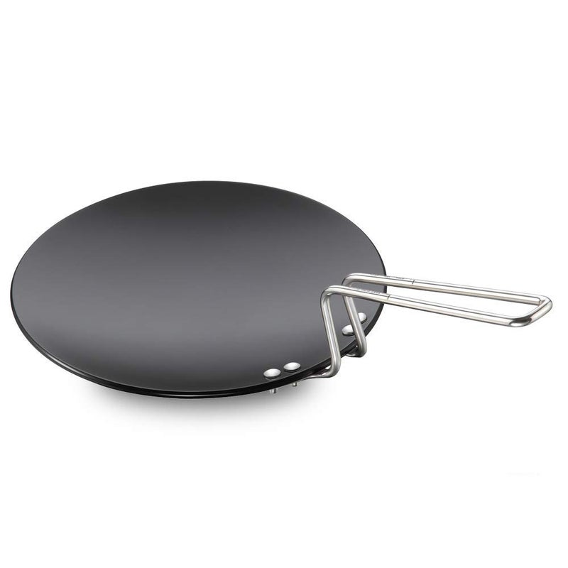 Hawkins Hawkins L66 Futura Hard Anodised CookNServe Bowl 6 litres Black L59 Futura Hard Anodised Tawa 28Cm Black  - Image 2