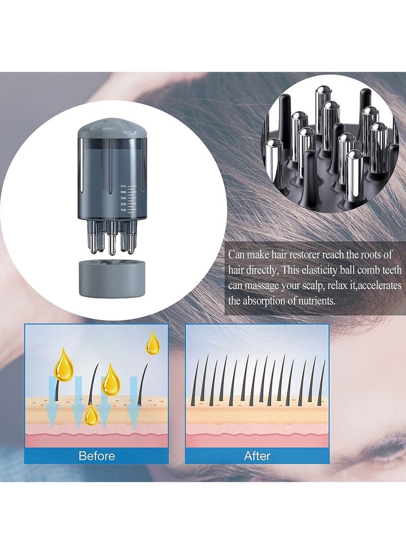Generic Scalp Applicator Comb Portable Scalp Hair Oil Applicator Bottle Hair Liquid Root Comb for Home and Travel Scalp Massager Brush for Hair Growth and Care  - Image 3
