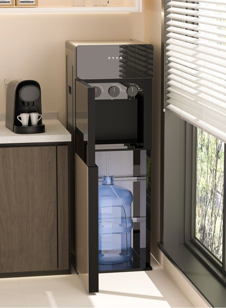 Hot & Cold Water Cooler for Home Office - Bottom Loading 5 Gallon Dispenser - Ideal 3 in 1 Water Cooler