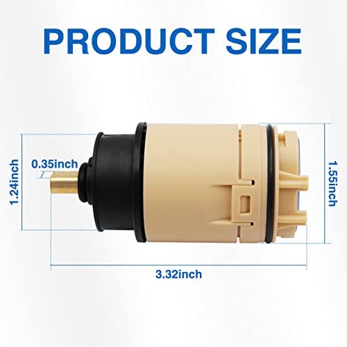 Bylot RP70538 Single-Function Pressure Balance Cartridge, Compatible with Peerless Tub/Showers (Cartridge Only) - Image 4