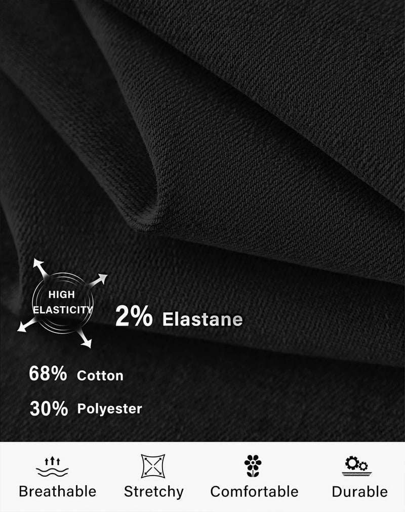 roswear Flare Jeans for Women Bootcut Stretchy Slim Fit Denim Pants Fall Outfits Black Small - Image 5