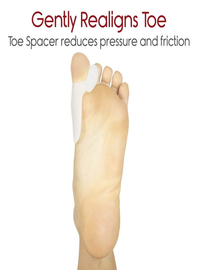 bancroft Gel Bunion Guard, Corrector, Toe Spreader, Pain Relief from. Two Finger Toe Separator Hallux Valgus- Crooked Toes, Pressure, corrector, Straighten toe structure (TOE SEPRATOR) - Image 4