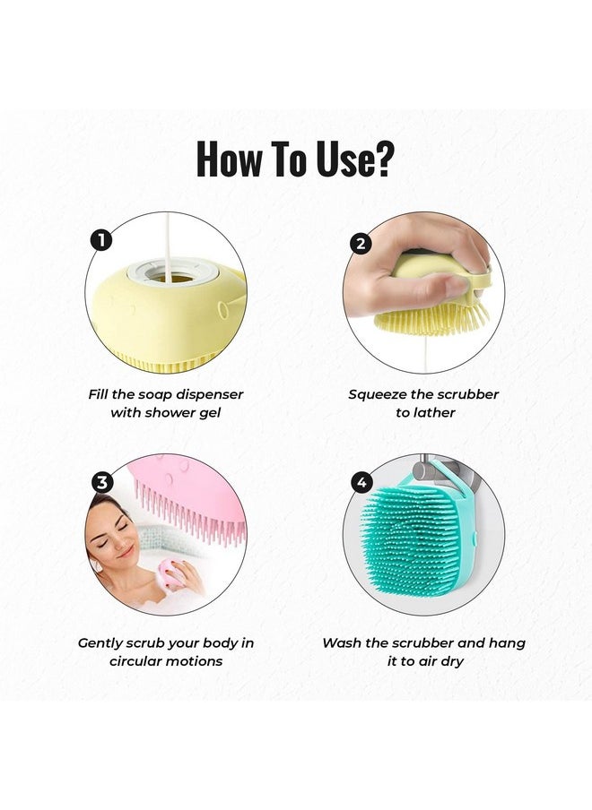 Generic Imasafe Silicone Handheld Bath Buddy Brush (Pack of 1)  - Image 5