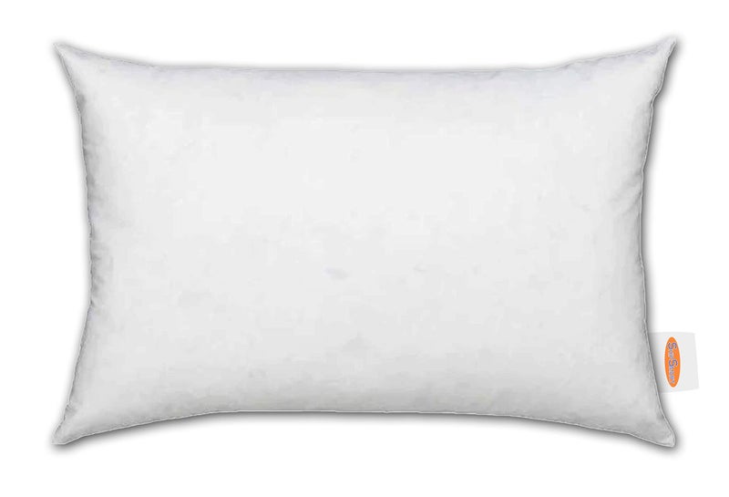 Ship Smart Non Woven Vaccum Packed Microfiber Rectangular Cushion Pillow Inserts or Fillers for Sofa & Bed - 12" X 18" (White, SSNonwn_Plw1218Flr0001) - Image 1