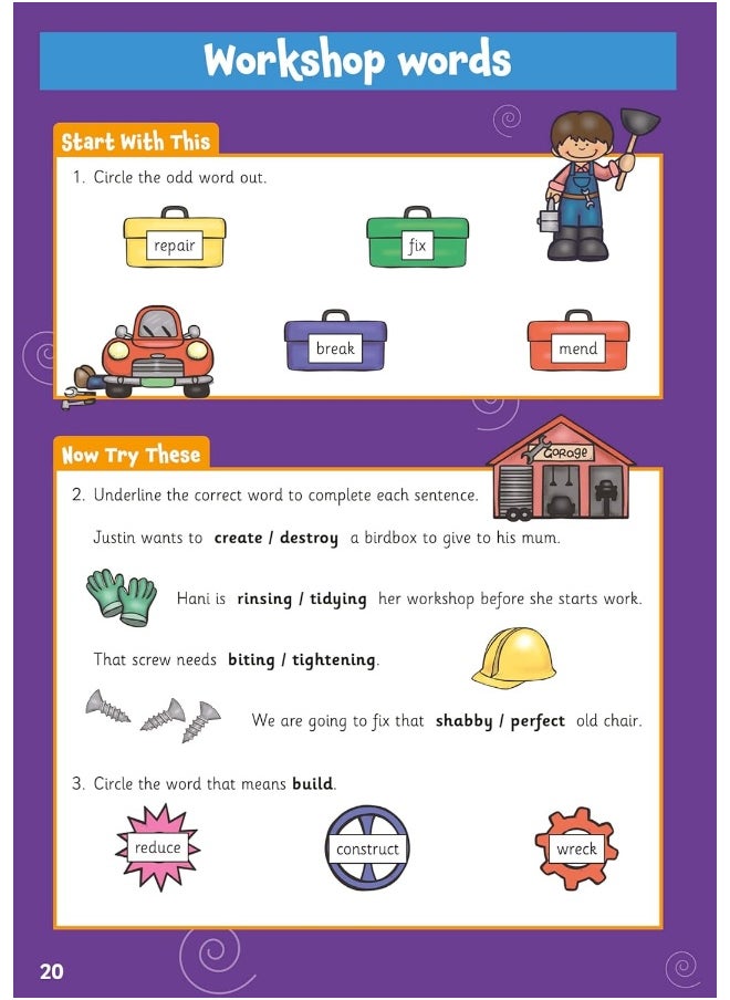 Vocabulary Activity Book for Ages 5-7  - Image 4