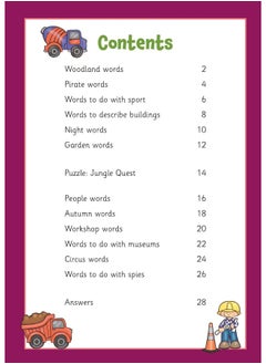Vocabulary Activity Book for Ages 5-7  - Image 3