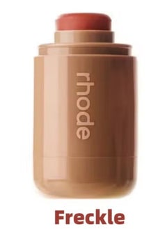 rhode The Pocket Blushes, Creamy Blush for Buildable Color + Baby-Soft Cheeks, Lip and Cheek Blush Cream, Blush Stick for Cheeks, Hydrates Skin Longlasting Non-Stick, 0.18 Oz (Freckle - Neutral Peach)  - Image 1