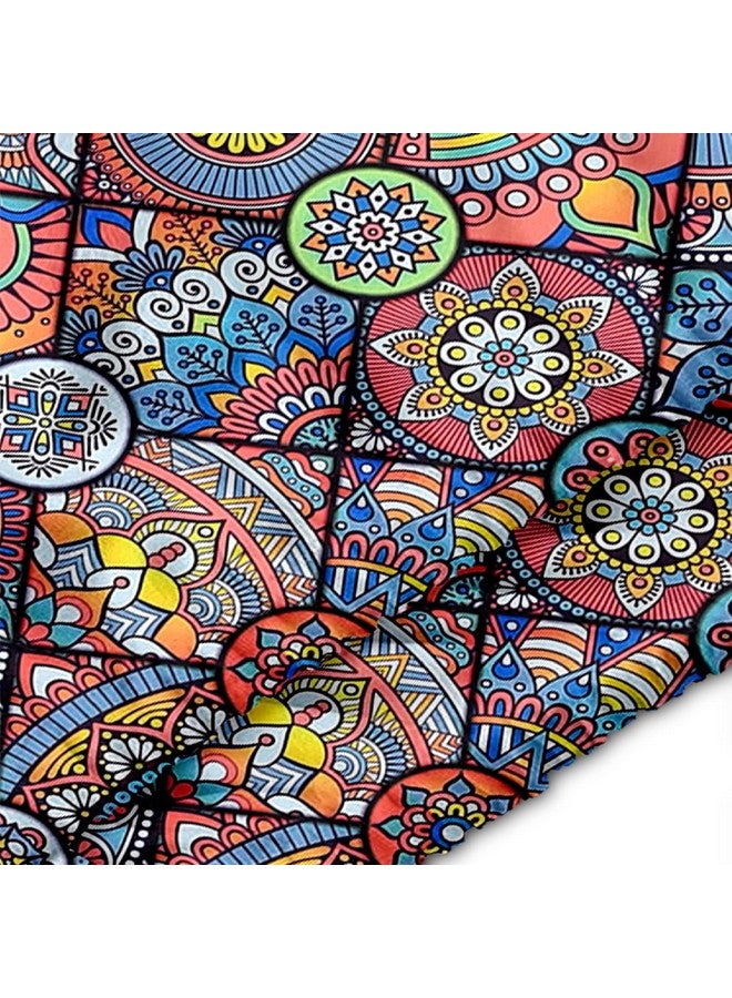 Kuber Industries Uber Industries Ac Cover|Attractive Digital Print 1.5 Ton|All Weather Friendly|Stretchable Fabric & Elastic Closure, (Multicolor) - Image 5