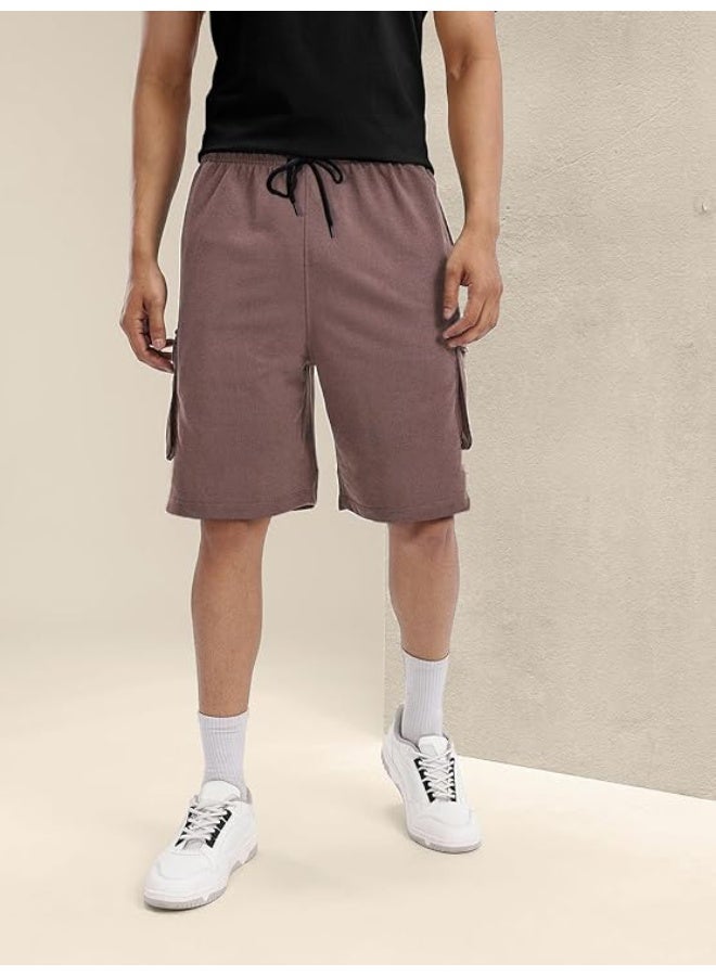 Pinkmint store Cargo Shorts for Men Pack of 2 Cotton Blend Training Gym Shorts for Men Casual Workout Lightweight Summer Shorts with Dual Side Pockets Half Pant for Running, Gym, Walking, Travel XL - Image 2