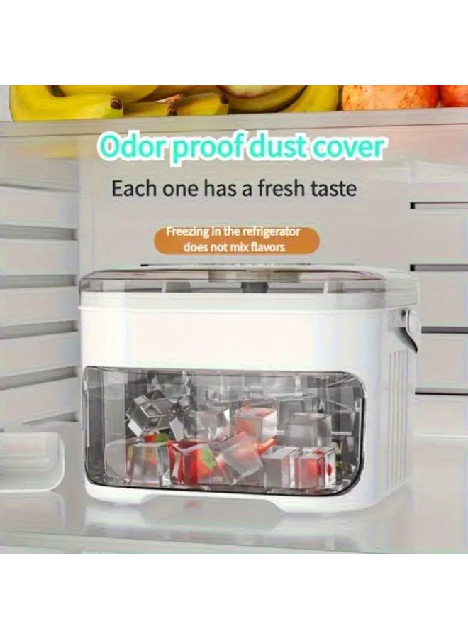 Double Layer Portable Ice Press Tray Makes 50 Ivory White Ice Cubes - Image 4