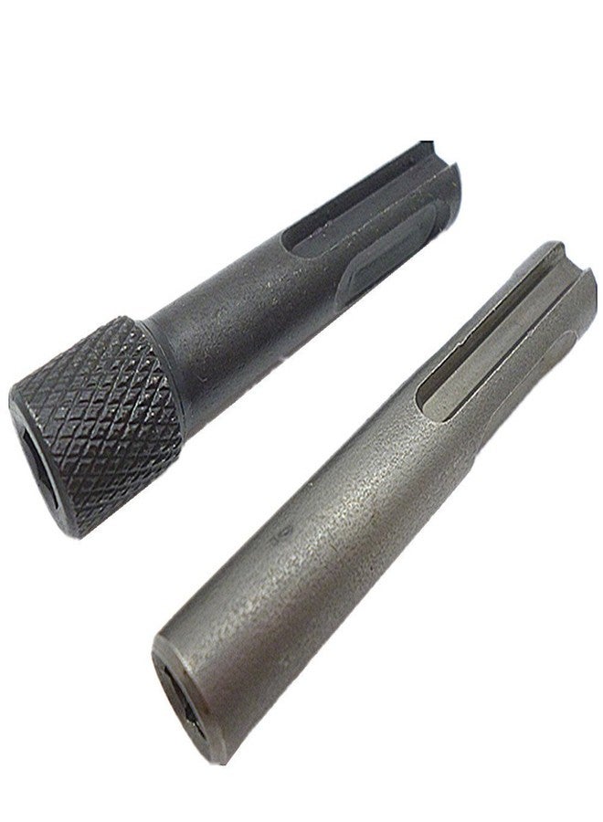 A AND S TOOLS 2pcs SDS Plus to 1/4" Inch Hex Socket Nut Impact Driver Adaptor Set Impact Driver Socket Adapter - Image 1