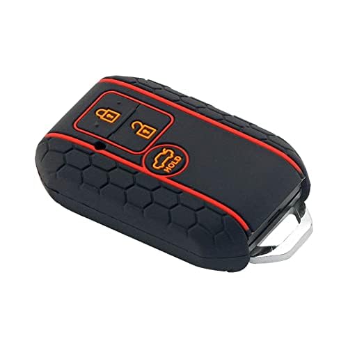 CARMATE Silicone Car Key Cover KC-06 Fit for (New Dzire, New Ertiga)-Black - Image 2