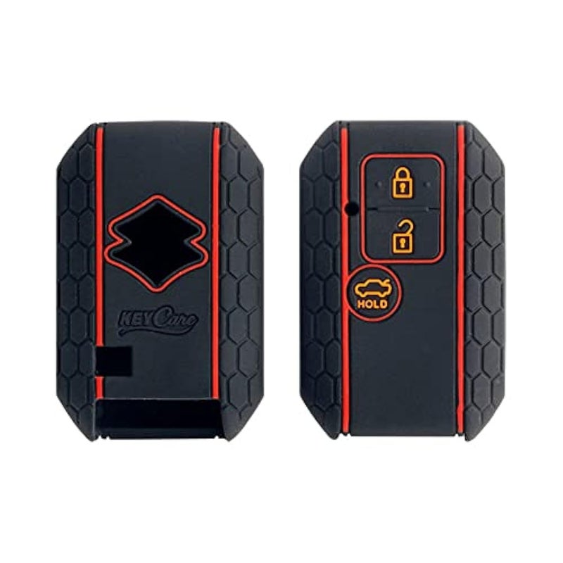 CARMATE Silicone Car Key Cover KC-06 Fit for (New Dzire, New Ertiga)-Black - Image 5