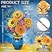 Asoulin Flower Bouquet Building Blocks Set with Vase Mothers Day Mom Grandma Gifts 1065PCS Artificial Sunflower Botanical Nurse Teacher Appreciation Birthday Gifts for Wife Women Her Him Teen Girls Adults - Image 4