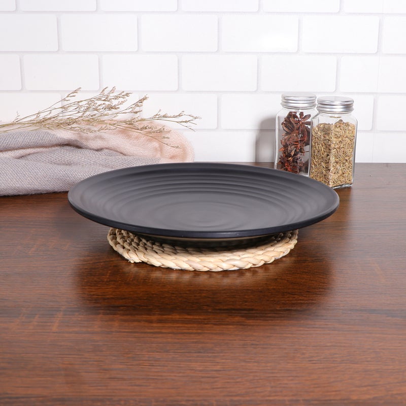 Dinnerware Imitation Porcelain Dinner Plate Restaurant Dishes Cutlery Noodles Round Plates (LJP010) - Image 3