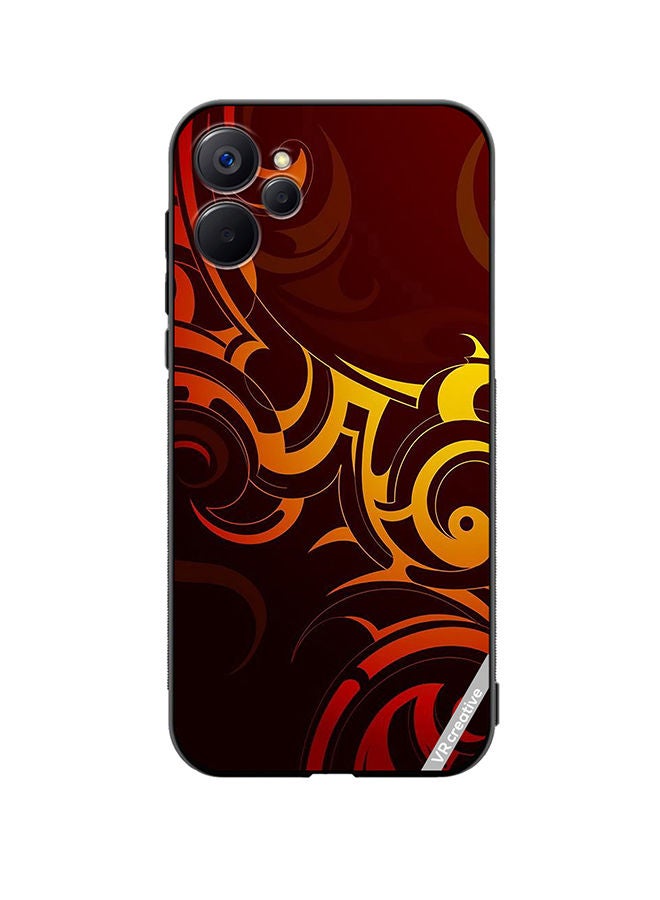 VR CREATIVE Protective Case Cover For Realme 9i 5G Superman Tattoo Background Design Multicolour - Image 1