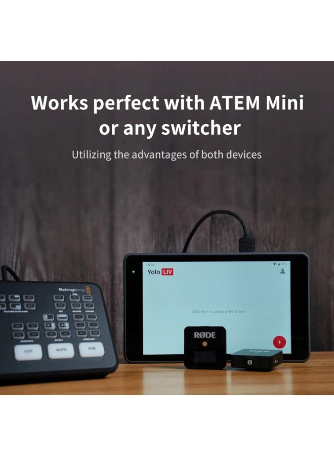 يولوليف يولوبوكس برو استوديو بث مباشر محمول متعدد الكاميرات مع شاشة لمس لتبديل الفيديو وتسجيله وبثه لليوتيوب فيسبوك تويتش للفعاليات المؤتمرات حفلات الزفاف الكنائس - Image 5