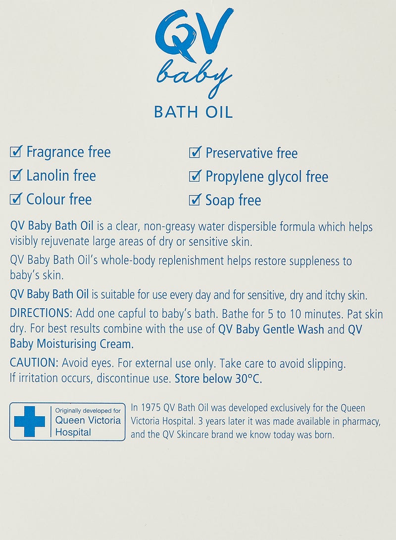 QV Baby Bath Oil  142 - Image 4