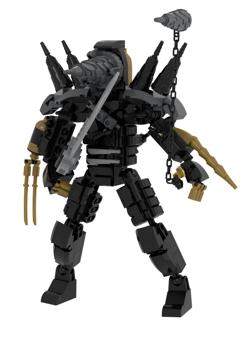 General Skibidi Toilet Man Toy Building Blocks 344Pcs Blade Chain Drill Assassin Man Toy Ideas Toys Battle  Game Model Ideas Toys Gifts for Adult & Kids  - Image 2