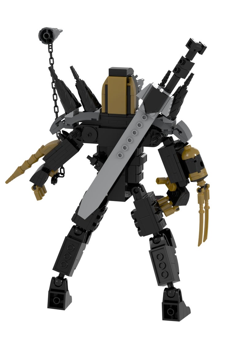General Skibidi Toilet Man Toy Building Blocks 344Pcs Blade Chain Drill Assassin Man Toy Ideas Toys Battle  Game Model Ideas Toys Gifts for Adult & Kids  - Image 5