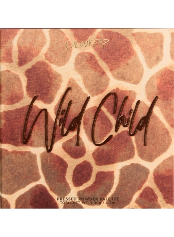 Colourpop Colourpop Wild Child Eyeshadow Palette Matte Metallic Sparkle Pressed Glitter Powder Superpigmented (Browns Chocolates Corals) - Image 2