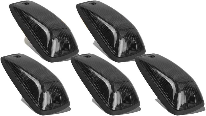 KMA 5pcs Smoked Lens Cab Roof Marker Lights for Trucks - Image 1