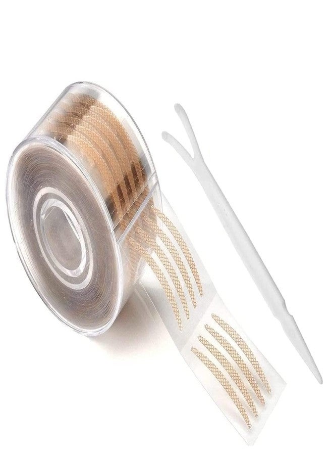 WROPZO Eyelid Tape, Double Eyelid Stickers, Invisible Waterproof Eyelid Shifter With Fork Rod With 600Pcs For Different Style Make Up (300) - Image 1