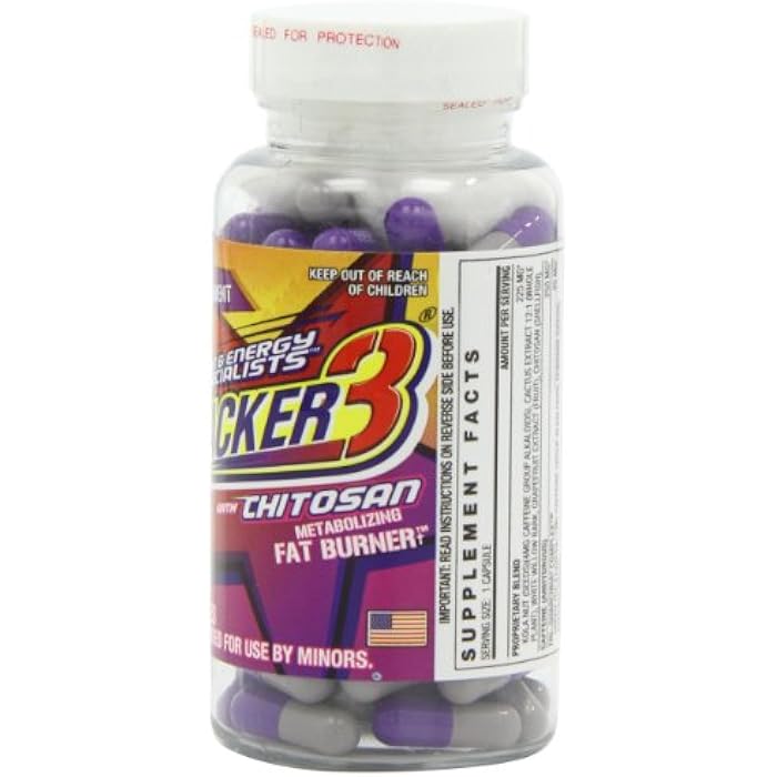 STACKER 2 Stacker 3 Metabolizing Fat Burner with Chitosan, Capsules, 100Count Bottle - Image 2