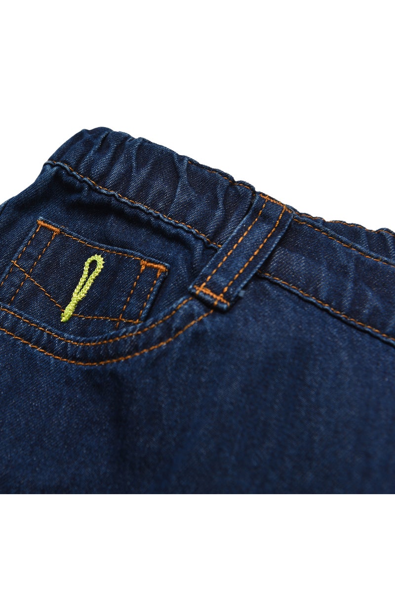 GIORDANO Blue Denim Jeans for Kids - Image 4