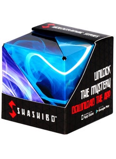SHASHIBO Shape Shifting Box - Award-Winning, Patented Fidget Cube w/ 36 Rare Earth Magnets - Transforms Into Over 70 Shapes, Download Fun in Motion Toys Mobile App (Holographic - Vapor)