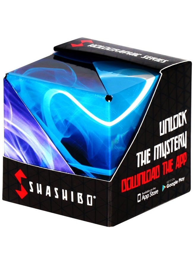 SHASHIBO - SHASHIBO Shape Shifting Box - Award-Winning, Patented Fidget Cube w/ 36 Rare Earth Magnets - Transforms Into Over 70 Shapes, Download Fun in Motion Toys Mobile App (Holographic - Vapor) - Image 1