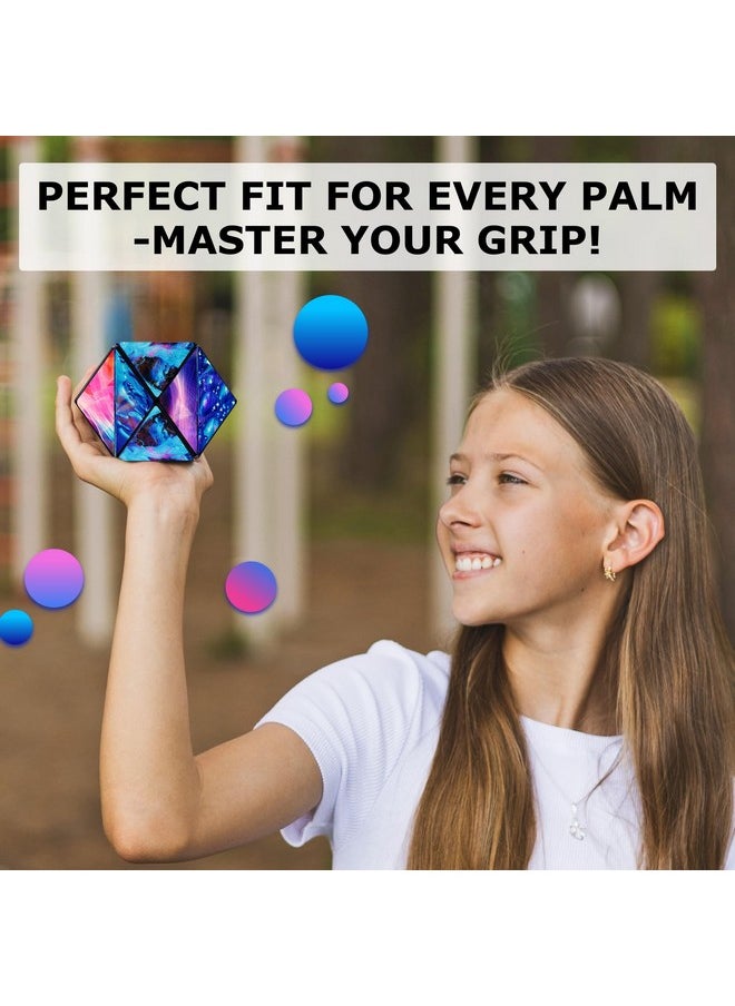 SHASHIBO - SHASHIBO Shape Shifting Box - Award-Winning, Patented Fidget Cube w/ 36 Rare Earth Magnets - Transforms Into Over 70 Shapes, Download Fun in Motion Toys Mobile App (Holographic - Vapor) - Image 1