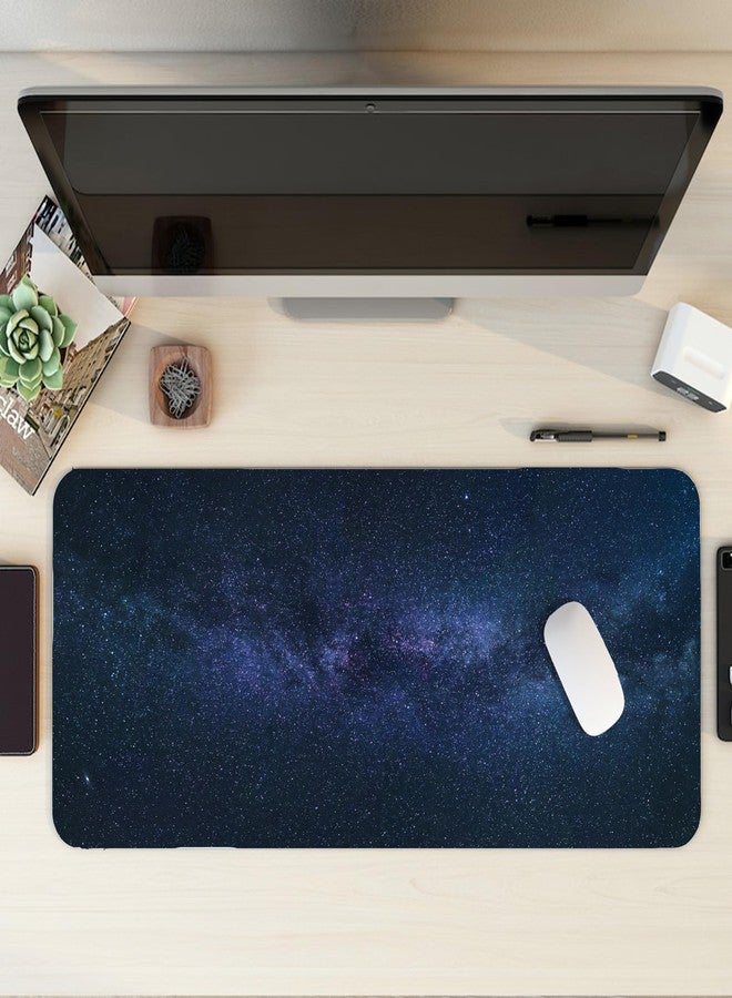 لوحة ماوس ألعاب Space XL كبيرة الحجم | سجادة مكتب كبيرة جدًا 60×30 سم لأجهزة الكمبيوتر المحمولة والمكتبية | قاعدة مطاطية مانعة للانزلاق، مقاومة للماء، سطح متين وناعم | للمكتب، الألعاب، والدراسة - Image 1