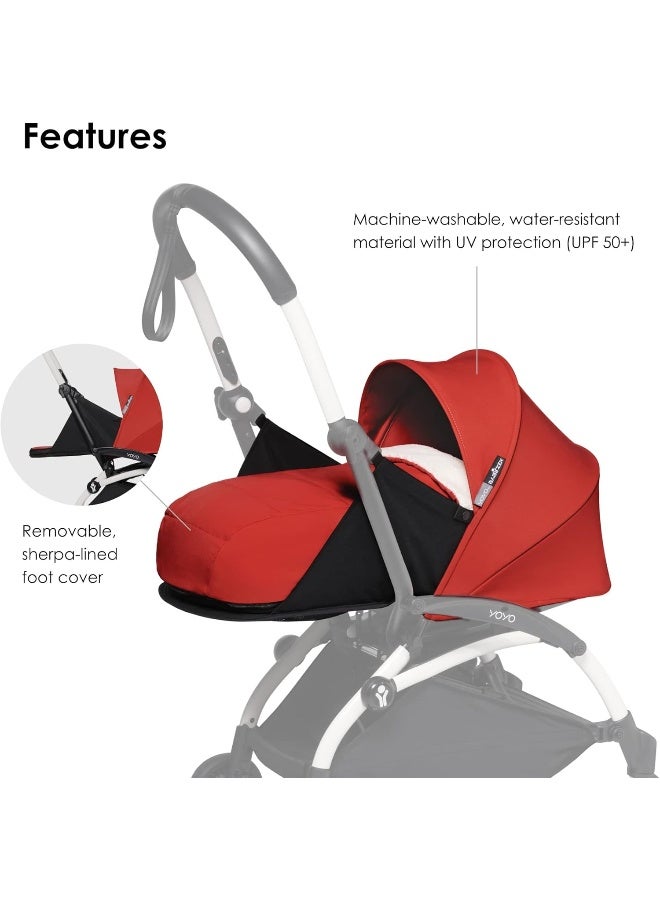 BABYZEN بايبيزن بايبي زين يويوا+ حزمة حديثي الولادة، أحمر - Image 5