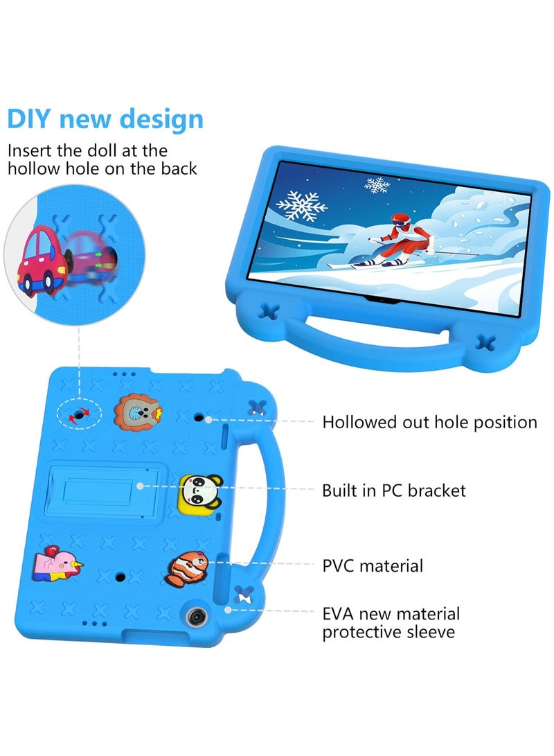 VKL Case Compatible with Honor Pad X8 10.1" 2022 /Honor Pad X8 Lite/Huawei MatePad SE 10.1" 2022/MatePad T10s 10.1"/MatePad T10 9.7"/Enjoy Tablet 2 10.1", Handle/Shoulder Strap,Sky Blue - Image 2