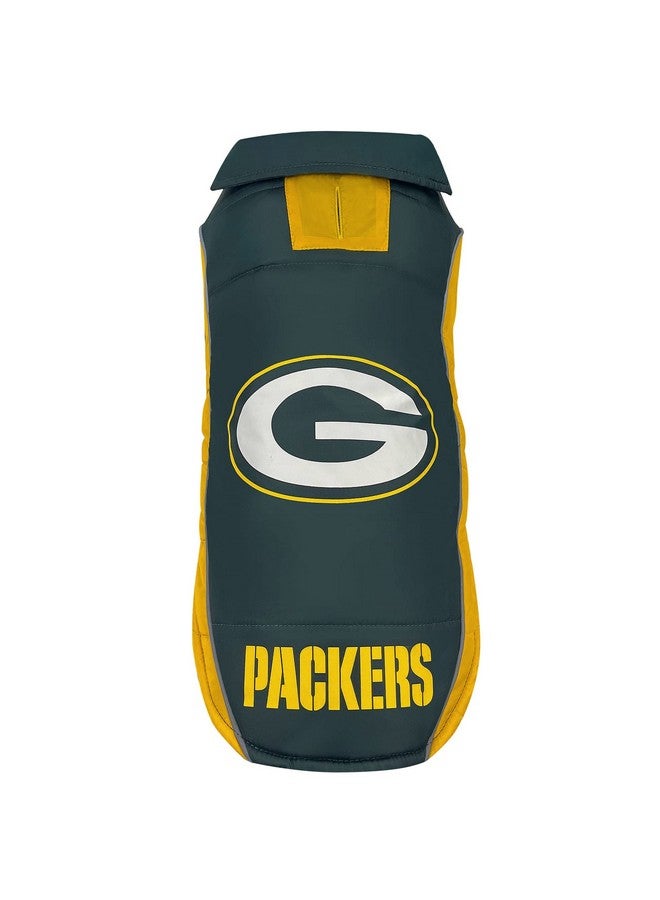 Pets First Nfl Green Bay Packers Puffer Vest For Dogs & Cats, Size Medium. Warm, Cozy, And Waterproof Dog Coat, For Small And Large Dogs/Cats. Best Nfl Licensed Pet Warming Sports Jacket - Image 3
