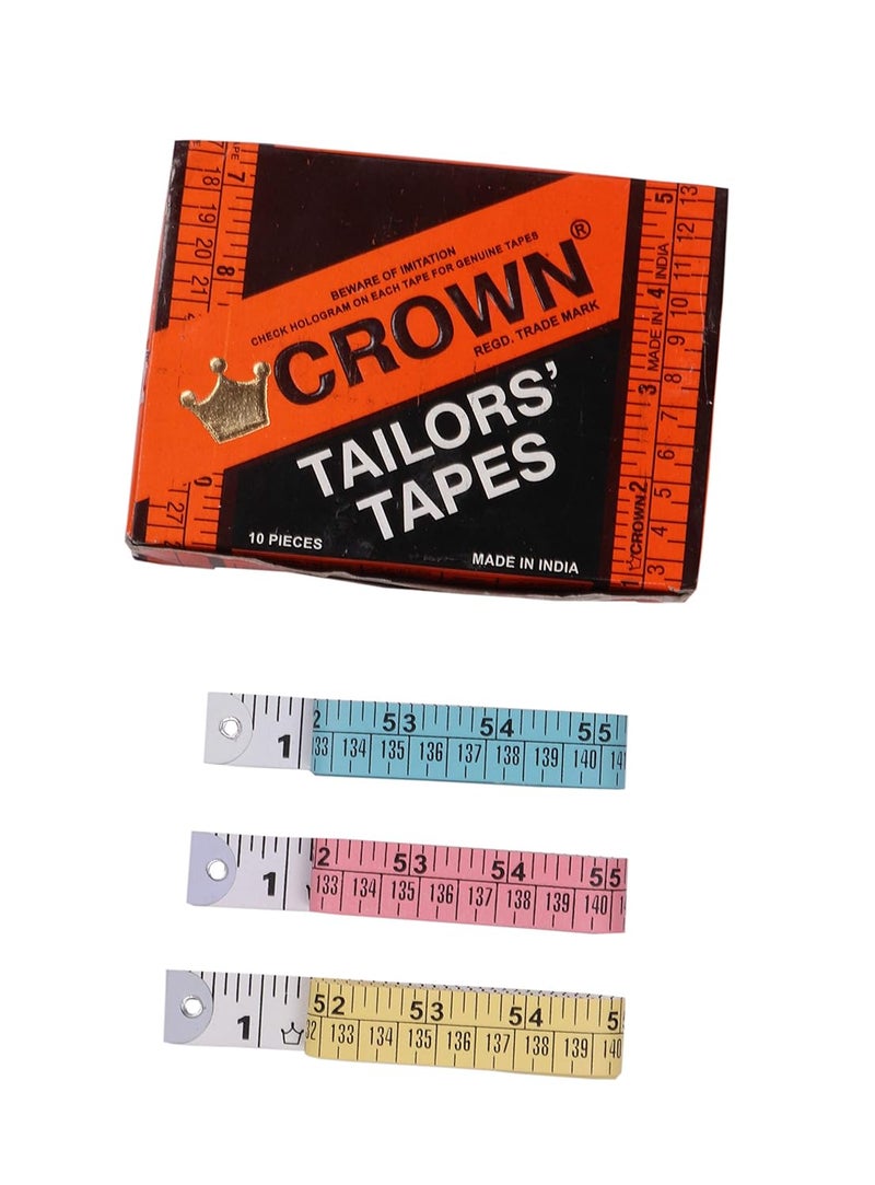 HIRDAY HIRDAY Crown Tailor Tape Pack of 10 pc - Image 1