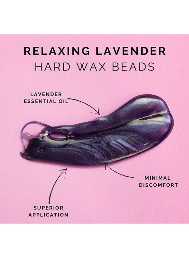 GiGi Hard Wax Beads for Hair Removal (410ml, Relaxing Lavender) - Image 4