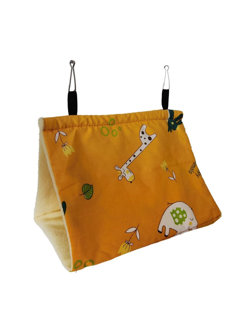 GGOOT Winter Warm Bird Nest House Hanging Hammock Velvet Shed Hut Cage Plush Fluffy Birds Hideaway Sleeping Bed For Parrot Parakeet - Image 5