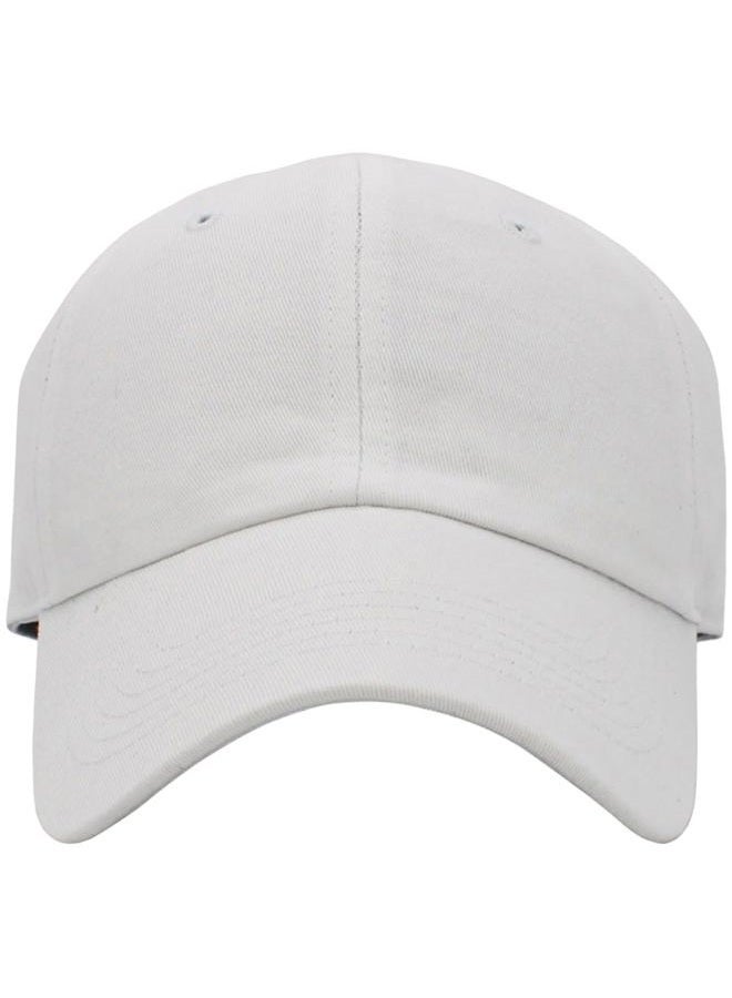 KBETHOS KB-LOW WHT Classic Cotton Dad Hat Adjustable Plain Cap. Polo Style Low Profile (Unstructured) (Classic) White Adjustable - Image 2