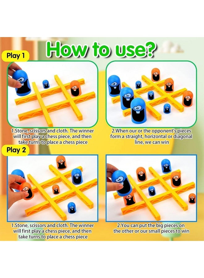 PLUSPOINT PLUSPOINT Stcking Cap Board Game Cup X and 0 Strategy Based Brain Games Kids Brain Development Table Top Games for Kids Family Outdoor & Indoor Games for Kids - Image 3