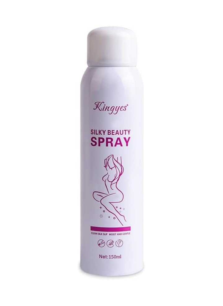KINGYES - Silky Beauty Spray 150ml, Fast and Painless Hair Removal Foam for Legs, Arms, Chest and Back Skin Care for Men and Women - Image 1