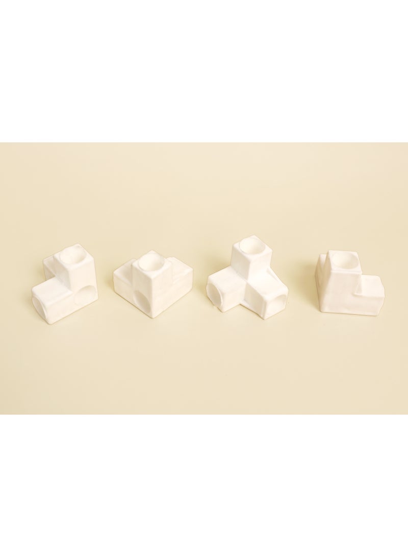 TTTP The Professionals Choice Dual Plastic Connector Short Base For Joining Metal Tubes Set Of 4 Pieces - Image 2